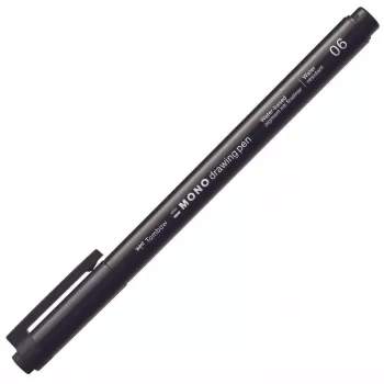 Tombow MONO Drawing Pen Fineliner Schwarz 0,5 mm Strichstärke