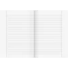 Brunnen Aufgabenheft 1046814 DIN A5 Fadenheftung liniert 48 Blatt - A5