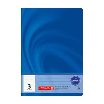 BRUNNEN Vivendi Schulheft Lineatur 3, liniert ohne Rand, A5, 16 Blatt