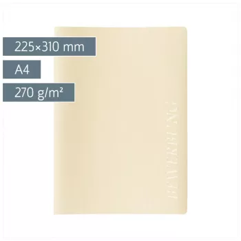 BRUNNEN Bewerbungsmappe Lines DIN A4 Chamois