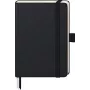 BRUNNEN KOMPAGNON Notizbuch A6 Blanko 192 Seiten Hardcover Schwarz