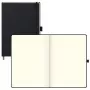BRUNNEN KOMPAGNON Klassik A4 kariertes Notizbuch, Hardcover, Schwarz, 192 Seiten