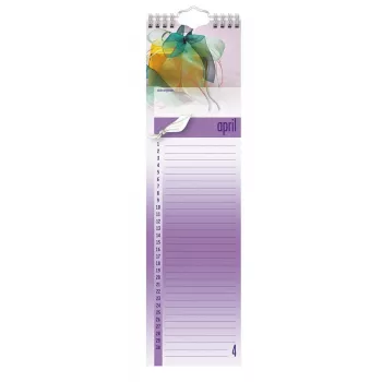 BRUNNEN Jahrunabhängiger Geburtstagskalender 9,5 x 34,5 cm (0000176424)