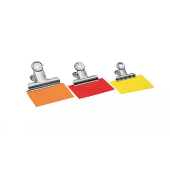 WEDO 64 21350 Büroklammer aus vernickeltem Stahl, silber, 50 mm, 100 Stück