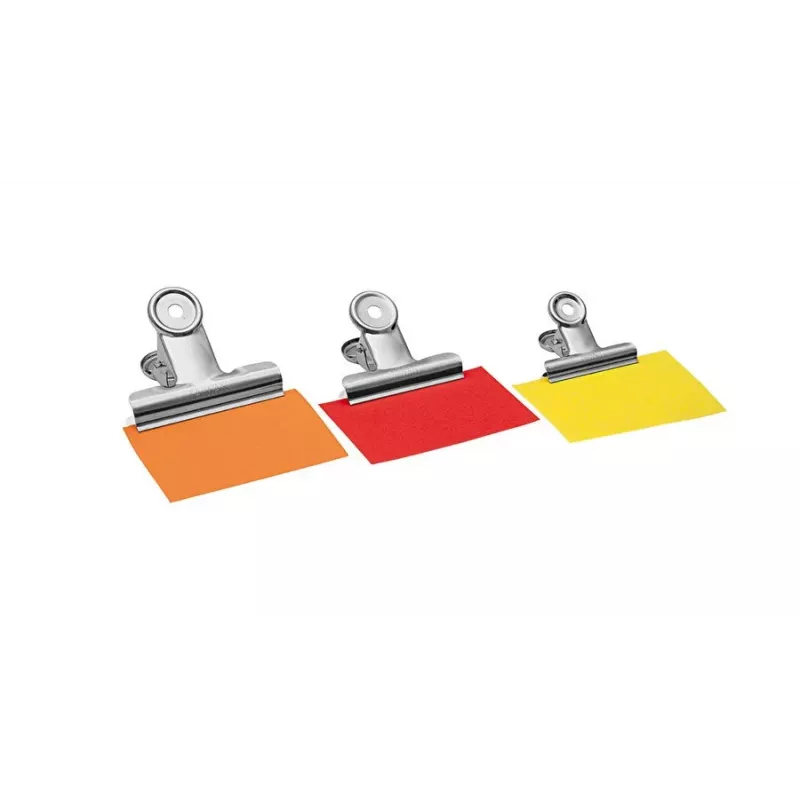 WEDO 64 21350 Büroklammer aus vernickeltem Stahl, silber, 50 mm, 100 Stück
