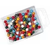 WEDO 56 199 Markierungspins, 16 mm, 6 mm Kopf, verschiedene Farben