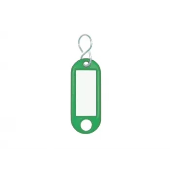WEDO Jumbo Büroklammer Grün 52 mm 21 mm 10 Stück kunststoffbeschichteter Stahl