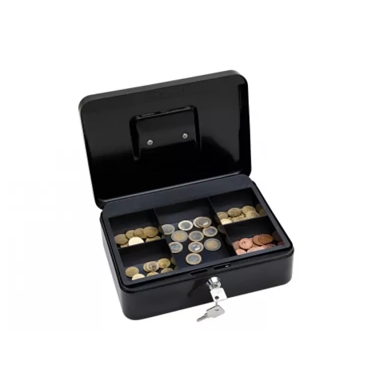 WEDO Size 3 Geldkassette - Stahl - Schwarz pulverbeschichtet