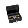WEDO Size 3 Geldkassette - Stahl - Schwarz pulverbeschichtet