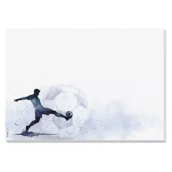 SIGEL Goal Zone Schreibtischunterlage Hellblau Papier 30 Blatt