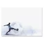 SIGEL Goal Zone Schreibtischunterlage Hellblau Papier 30 Blatt
