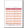 SIGEL KC621 Formularbuch Kassenblock mit Additionsblatt, 10 x 16,5 cm, 2 x 50 Seiten, fortlaufend nummeriert