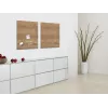 SIGEL GL254 Artverum Glas-Magnettafel 480 x 480 mm Weiß