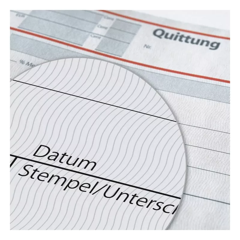 Sigel QU615 Quittungsbuch, A6 Querformat, 50 Blatt, Grün