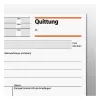 Sigel QU619 Quittungsformularbuch, MwSt. separat ausgewiesen, A6 Querformat, 50 Blatt