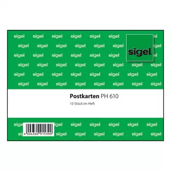 SIGEL PH610 Selbstklebende Sichttafel A4 Grün 10er-Pack
