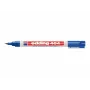 EDDING 404 Permanentmarker für Glas, Metall, Kunststoff - Schwarz - 1 mm Rundspitze
