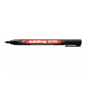 EDDING Permanent Marker 370 4-370001 1mm Rundspitze nachfüllbar Schwarz
