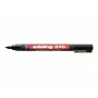 EDDING Permanent Marker 370 4-370001 1mm Rundspitze nachfüllbar Schwarz