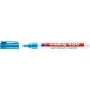 EDDING 400 Permanent Marker - Hellblau - Rundspitze - 1 mm - Kunststoff - Karton, Glas, Leder, Metall, Kunststoff, Holz