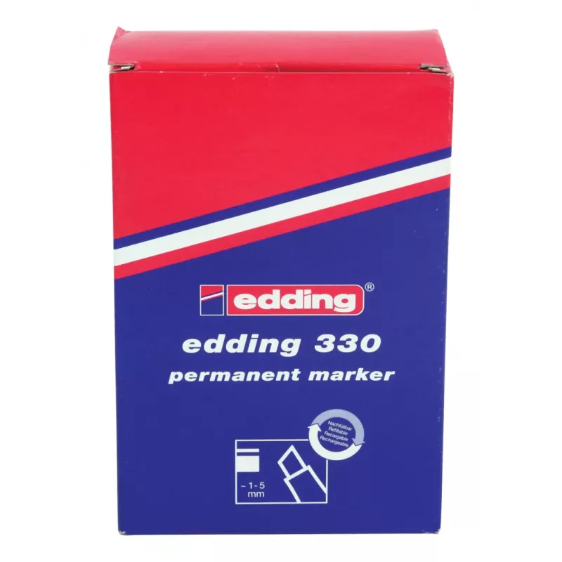 EDDING OFC-ED330BK Permanentmarker Schwarz 1-5 mm Keilspitze 1 Stück