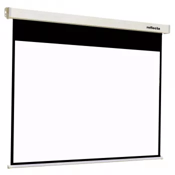 Reflecta Crystal-Line Rollo 160x129 (156x117) manuelle Leinwand zum Herunterziehen, 4:3, mattweiß