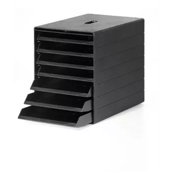 DURABLE IDEALBOX PLUS Schubladenbox Anthrazit 7 Schubladen DIN A4 1712001058
