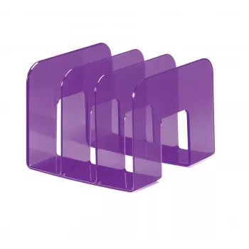 Durable TREND Dokumentenbox A4 - Violett Transparent - 165 mm Rückenbreite - 1500 Blatt Fassungsvermögen