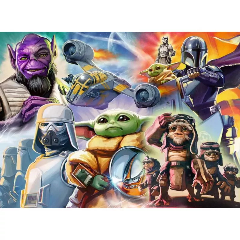 RAVENSBURGER Puzzle The Mandalorian and Grogu (500 Teile)