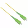 HELOS LWL OS2 Patchkabel Simplex LSZH 2,0mm SC/APC-SC/APC Yellow 15m