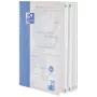 Oxford College Block A4+ 80 Blatt liniert 4-fach gelocht weiß 90 g/m²