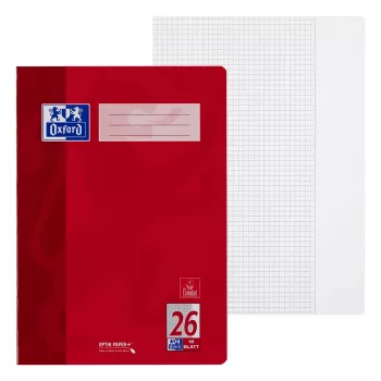 ELBA 100050312 Schreibblock A4 liniert rot 16 Blatt 90 g/m²