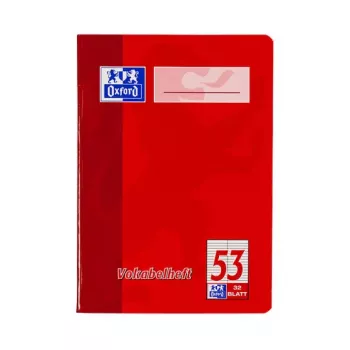 Oxford 100050336 Notizbuch A4 90 g/m2 Rot