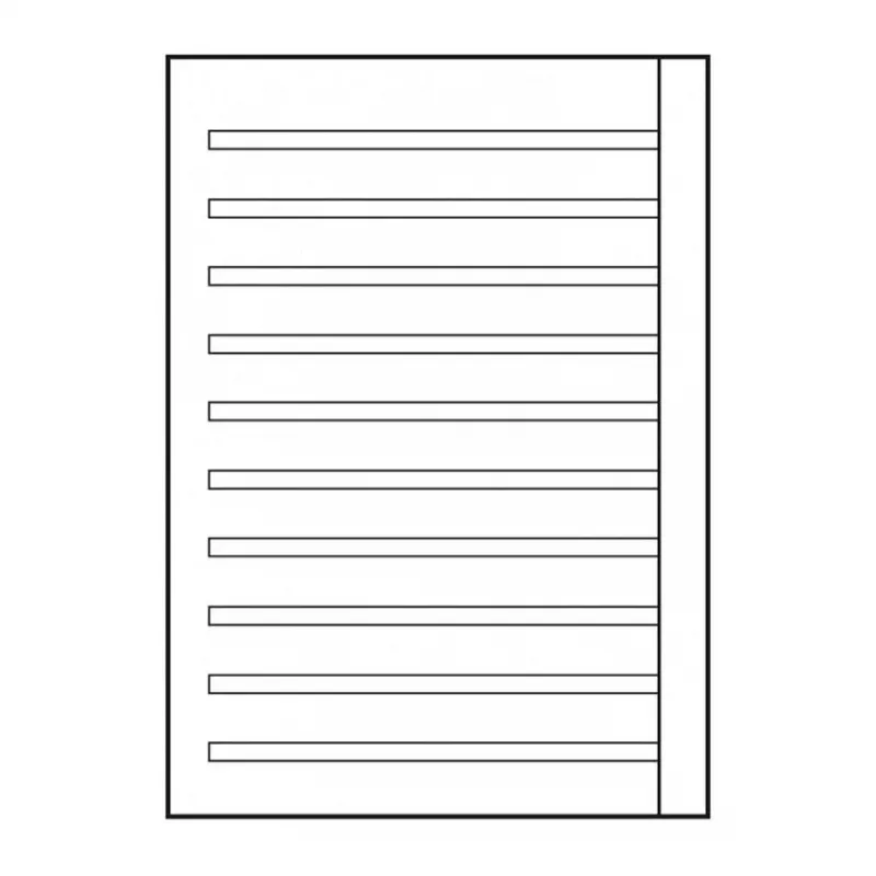 Oxford Schulheft A4 16 Blatt Lineatur 3R liniert mit Rand 3. Klasse