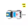 Dickie BMW XM Police Racer 203712034, mit Kabel