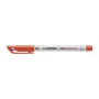 STABILO OHPen Universal Rot wasserlöslicher Overhead-Marker M (Medium) 1 Stück