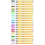 STABILO Point 88 Fineliner Stift 0,4 mm - 20 Farben sortiert