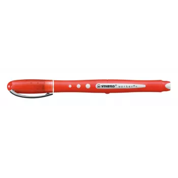 STABILO worker colorful Rollerball Pen - Rot - 0,5 mm - beidhändig - 10er Pack