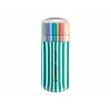 STABILO Pen 68 Filzstift-Set, 20 Farben sortiert, Kunststoffbox, Zebrui Türkis, 1 mm Strichstärke