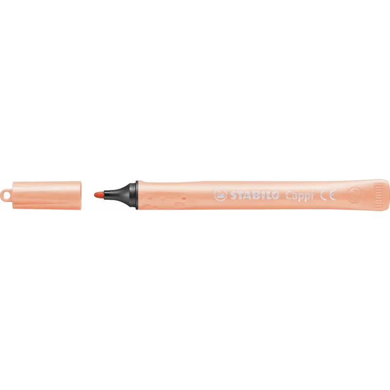 STABILO Cappi Filzstifte - 24 bunte Farben - Runde Spitze 1 mm - auswaschbare Tinte