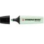 STABILO BOSS ORIGINAL Textmarker - Mintgrün - Meißelspitze - 2 mm / 5 mm - Wasserbasierte Tinte - 1 Stück