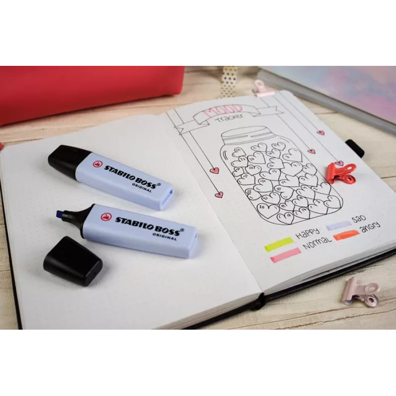 STABILO BOSS ORIGINAL Textmarker - Mintgrün - Meißelspitze - 2 mm / 5 mm - Wasserbasierte Tinte - 1 Stück