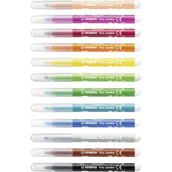 STABILO 380/12 Fineliner Stifteset - 12 verschiedene Farben (Schwarz, Blau, Braun, Grün, Hellcyan, Hellgrün, Orange, Pfirsich, Pink, Rot, Weiß, Gelb) - 0,4 mm Spitze - Wasserbasierte Tinte - Kunststoff-Etui