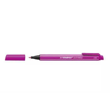 STABILO pointMAX Filzstift - Pink - Medium - 0,8 mm - Wasserbasierte Tinte - Nylonfilzspitze