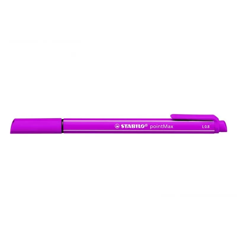 STABILO pointMAX Filzstift - Pink - Medium - 0,8 mm - Wasserbasierte Tinte - Nylonfilzspitze