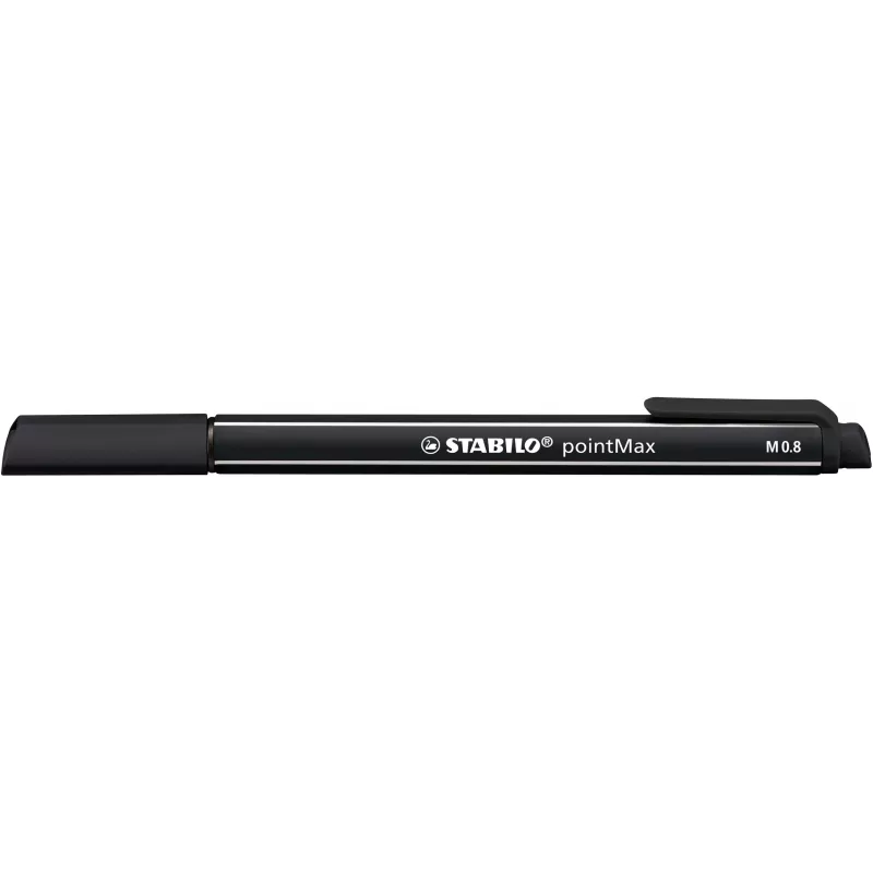 STABILO pointMax Fineliner Stiftset - 0,8 mm - 12 verschiedene Farben