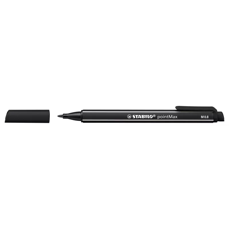 STABILO pointMax Fineliner Stiftset - 0,8 mm - 12 verschiedene Farben