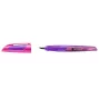 STABILO EASYbuddy Füllfederhalter – Magenta / Violett – Patronenfüllsystem – Königsblaue Tinte – Für Rechts- und Linkshänder – 1 Stück