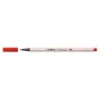 STABILO Pen 68 Brush - Medium - Rot - Flexible Pinselspitze - Wasserbasierte Tinte - Deutschland - Erwachsene & Kinder