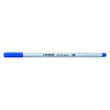 STABILO Pen 68 Brush - Blau - Pinselspitze - Wasserbasierte Tinte - Sechseckig - 1 Stift